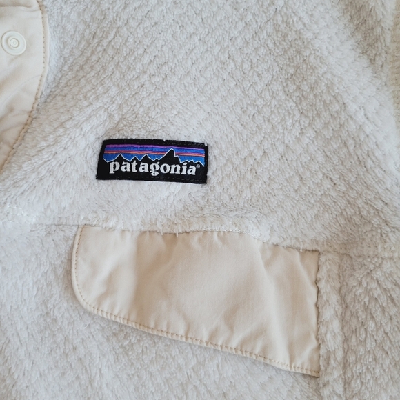 Patagonia White Re-Tool Snap T Fleece Pullover - Picture 6 of 12
